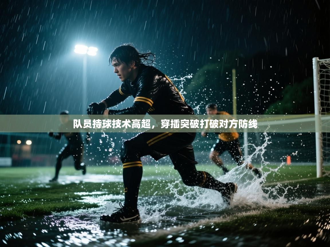 队员持球技术高超，穿插突破打破对方防线